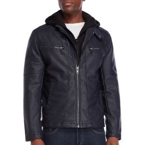 MARC NEW YORK DESIGNER LEATHER JACKET